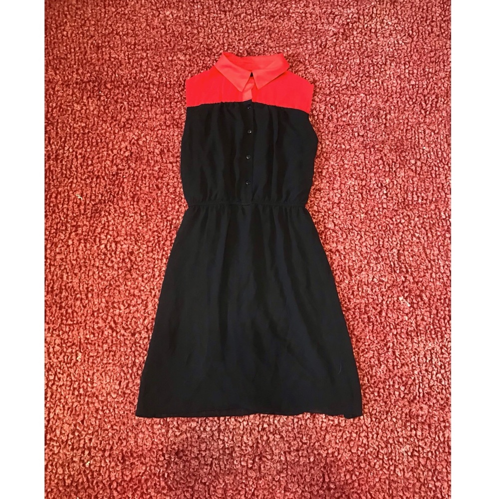 Enfocus Petite 4P Color Block Knee-Length Dress